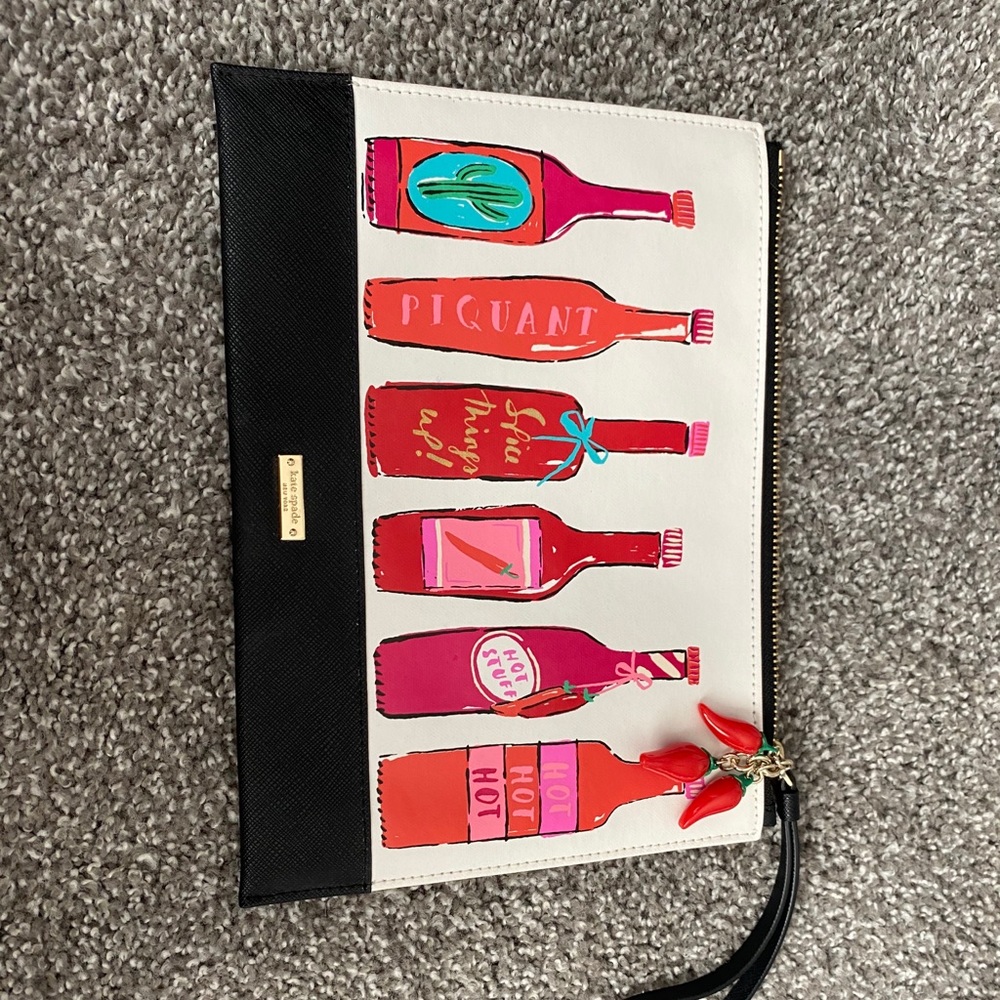 Kate spade hot sauce clutch